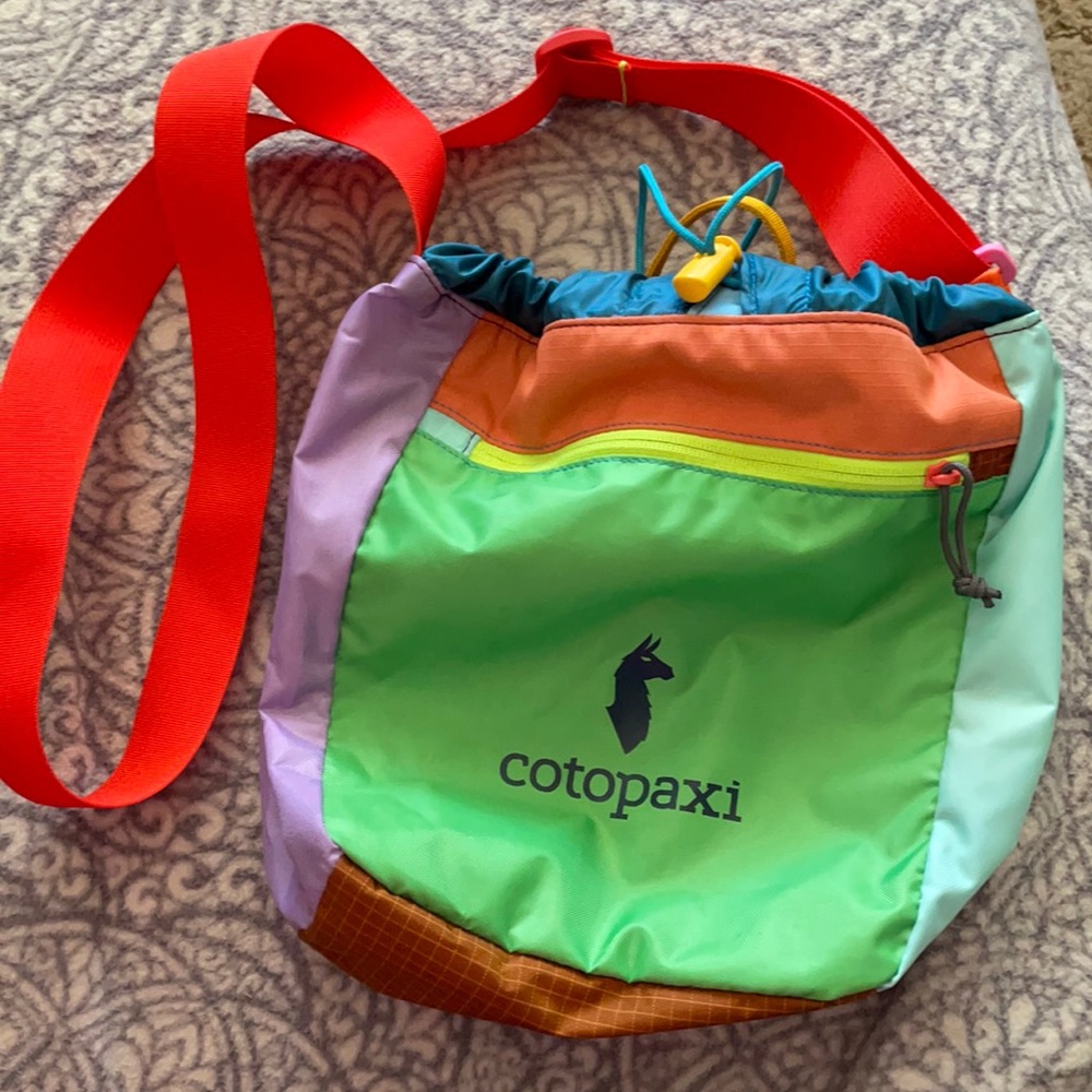 Cotopaxi crossbody multi colored